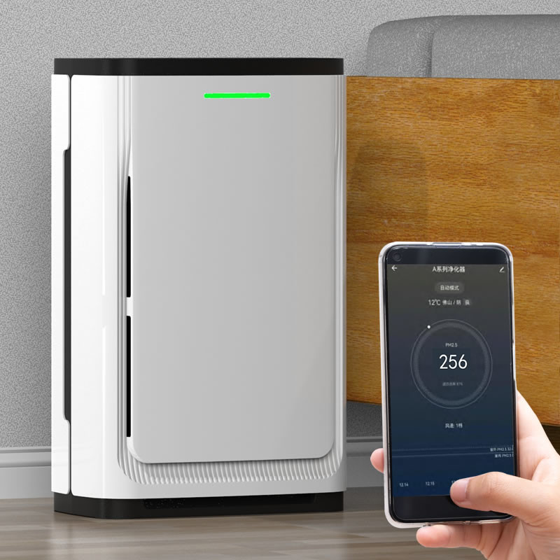 Smart Home Hepa UV Air Purifier High Precision Dust Sensor Y24b